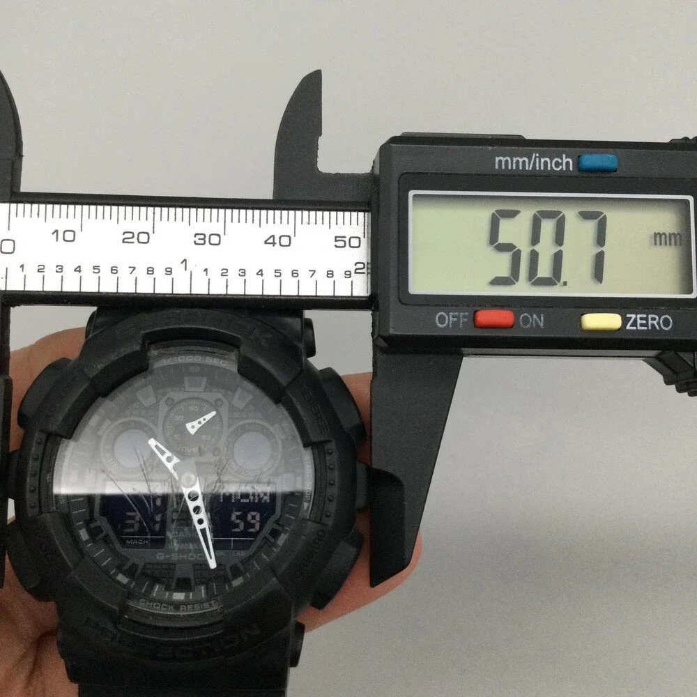 Casio G-Shock 5081 GA-100 Mens Watch 51mm Black Ana-Digi 200M Blackout
